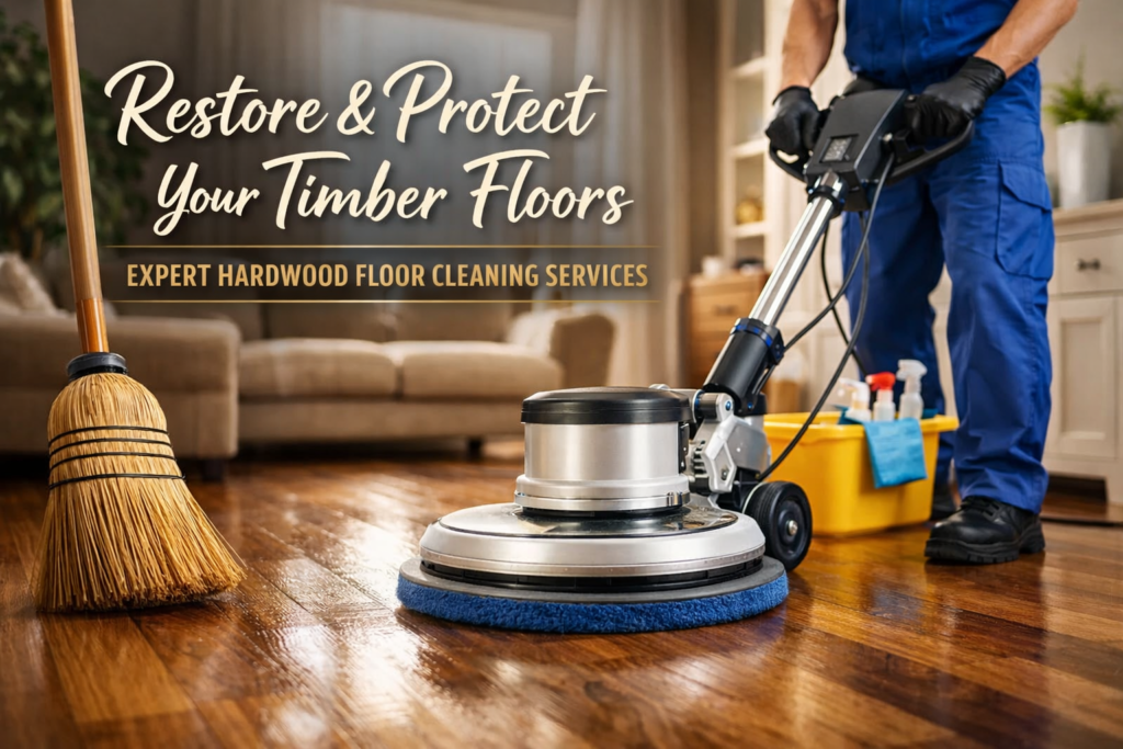 Professional hardwood floor cleaning service
