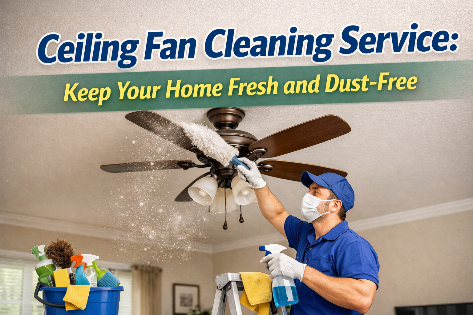 Ceiling Fan Cleaning Service: Keep Your Home Fresh and Dust-Free