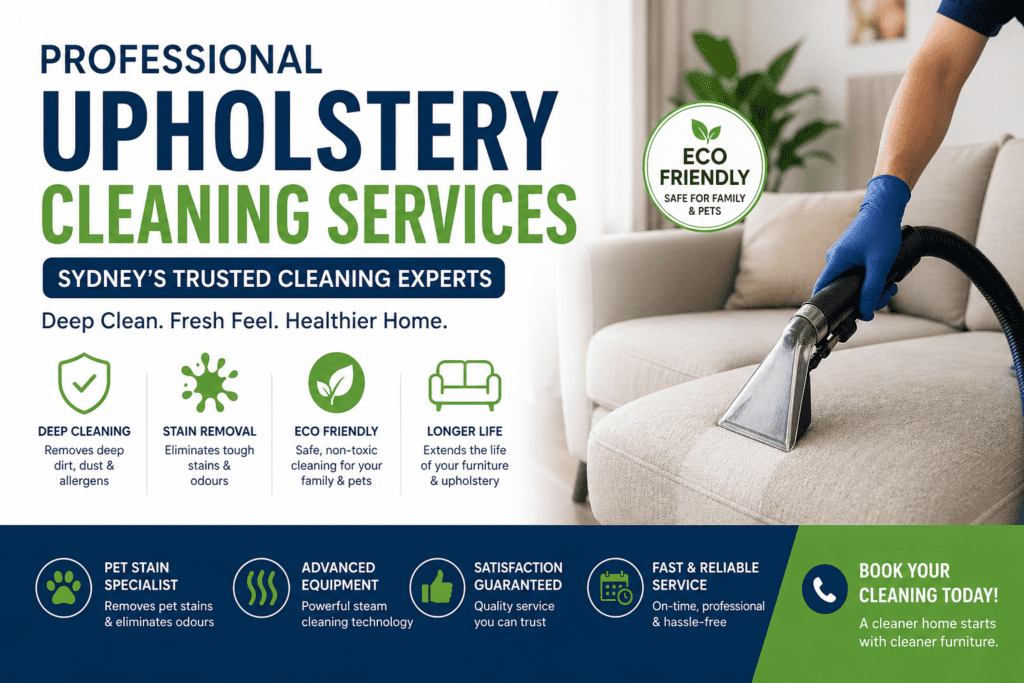 Professional Upholstery Cleaning Services Sydney