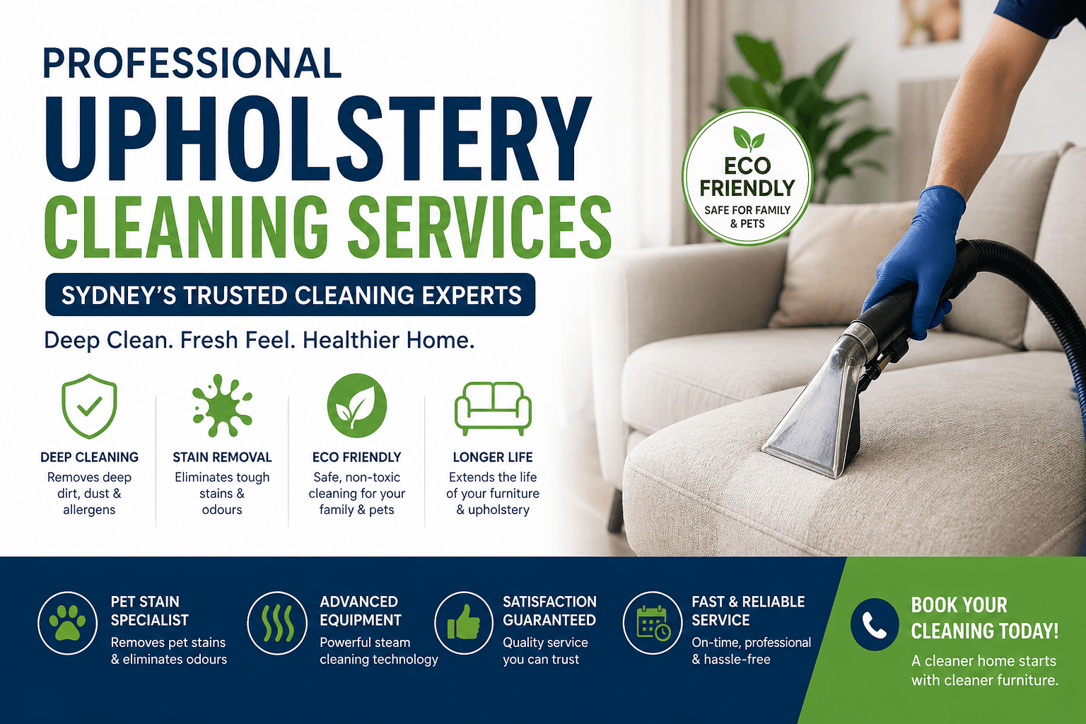 Professional Upholstery Cleaning Services in Sydney: Easy Guide to Deep Cleaning & Stain Removal