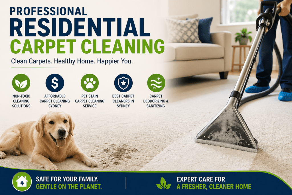 Residential Carpet Cleaning Sydney