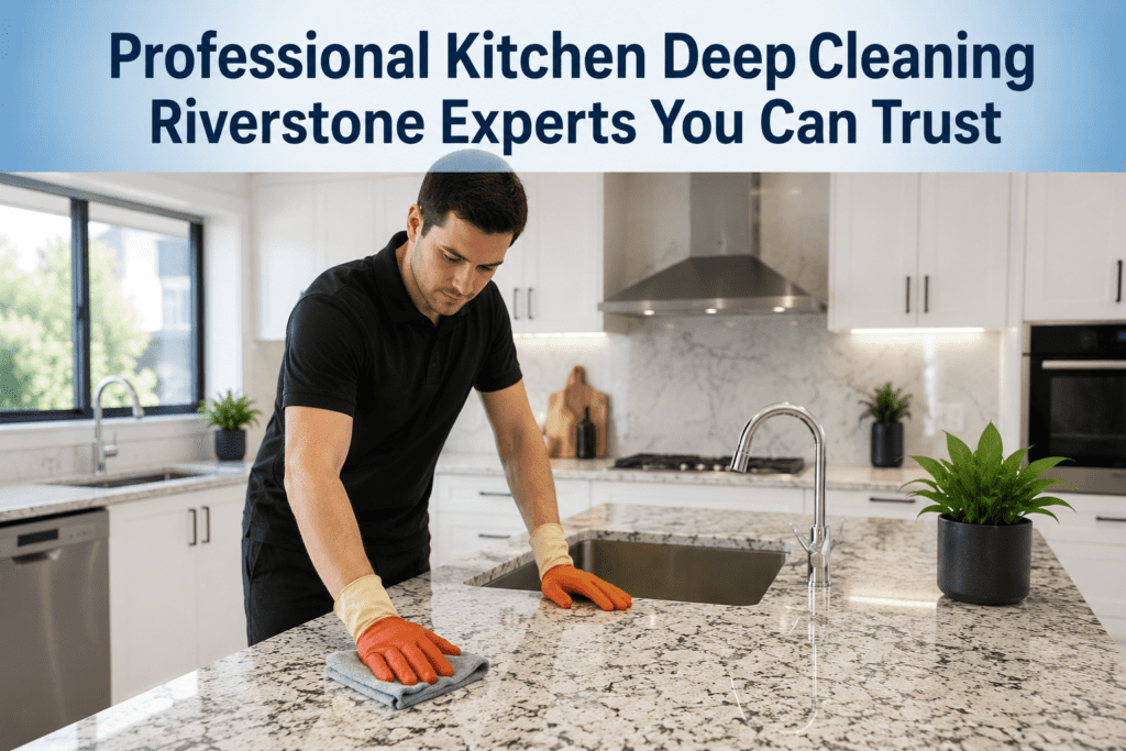 Professional kitchen deep cleaning Riverstone